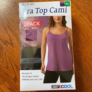 NWT. 32 degrees Bra Top Cami 2PAck